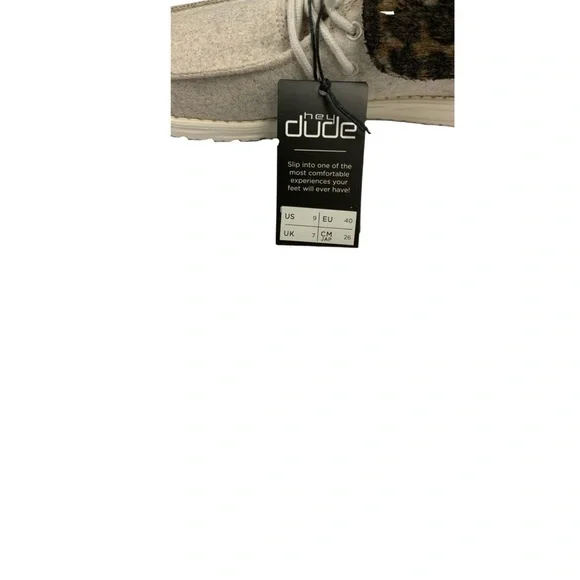 Hey Dude Women's 🌸Britt🌸 Cream Cheetah Casual Shoes - SZ (9) - Picture 8 of 14